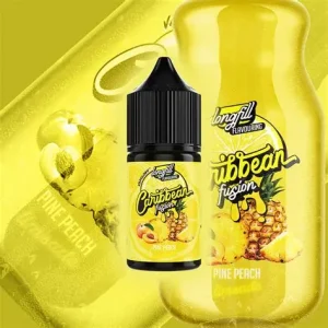 VAPOLOGY CARRIBEAN FUSION - PINE PEACH LEMONADE LONG FILL 30ml