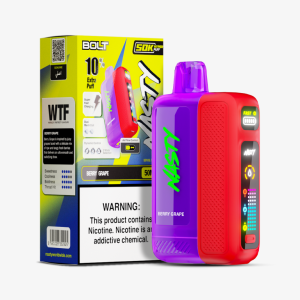 NASTY BOLT 50 000 PUFF 5% - BERRY AND GRAPE