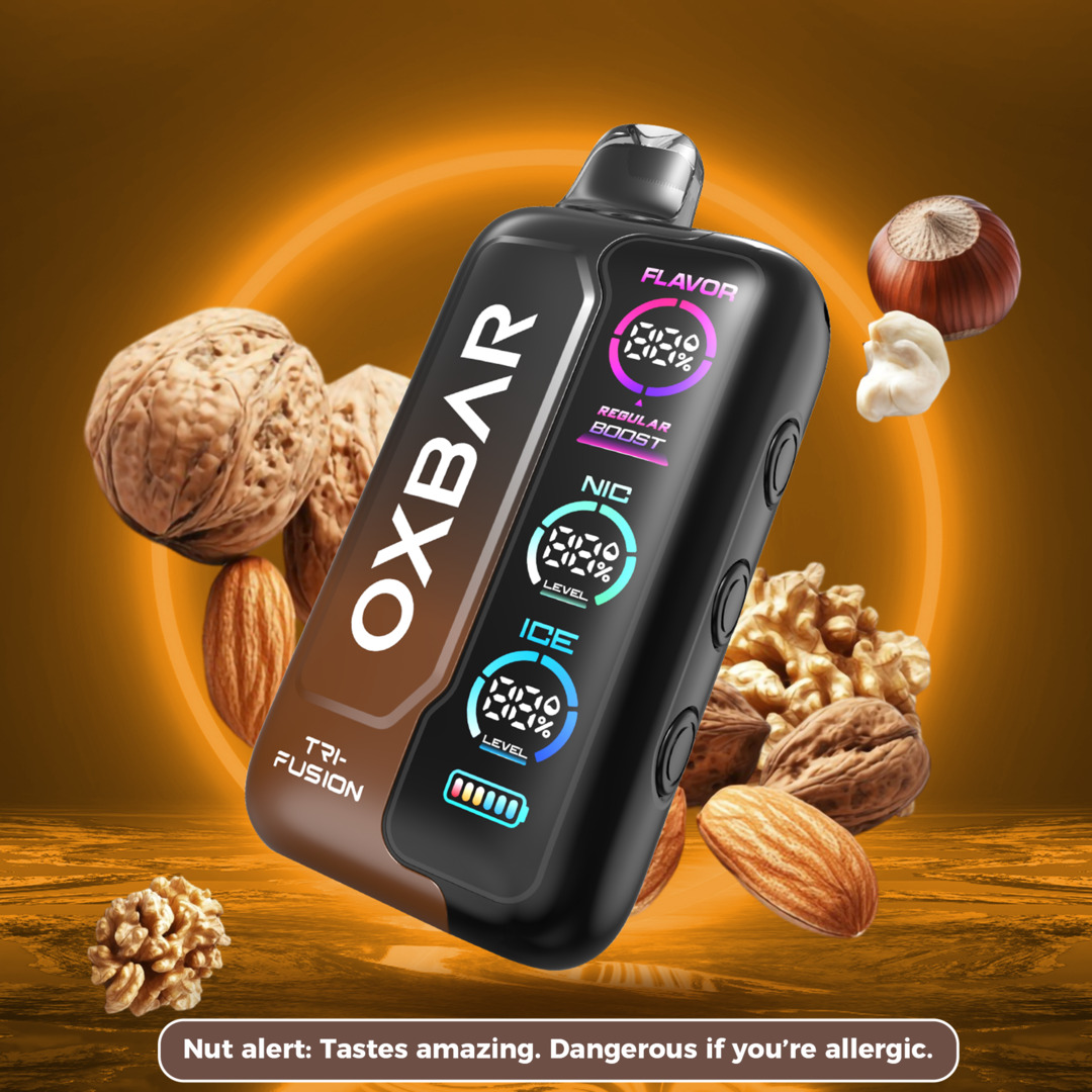 OXBAR TRIFUSION 50 000 PUFF 5% - NUTTY KRUNCH