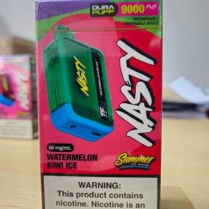 NASTY 9000 PUFF (D9Ki) 5% - WATERMELON KIWI ICE