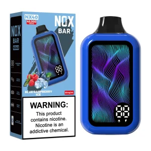 NOX BAR 40 000 PUFF 5% - BLUE RASPBERRY ICE
