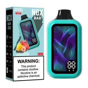 NOX BAR 40 000 PUFF 5% - PEACH MANGO WATERMELON