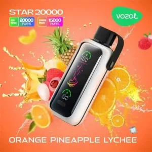 VOZOL STAR 20 000 PUFF 5% - ORANGE PINEAPPLE LYCHEE