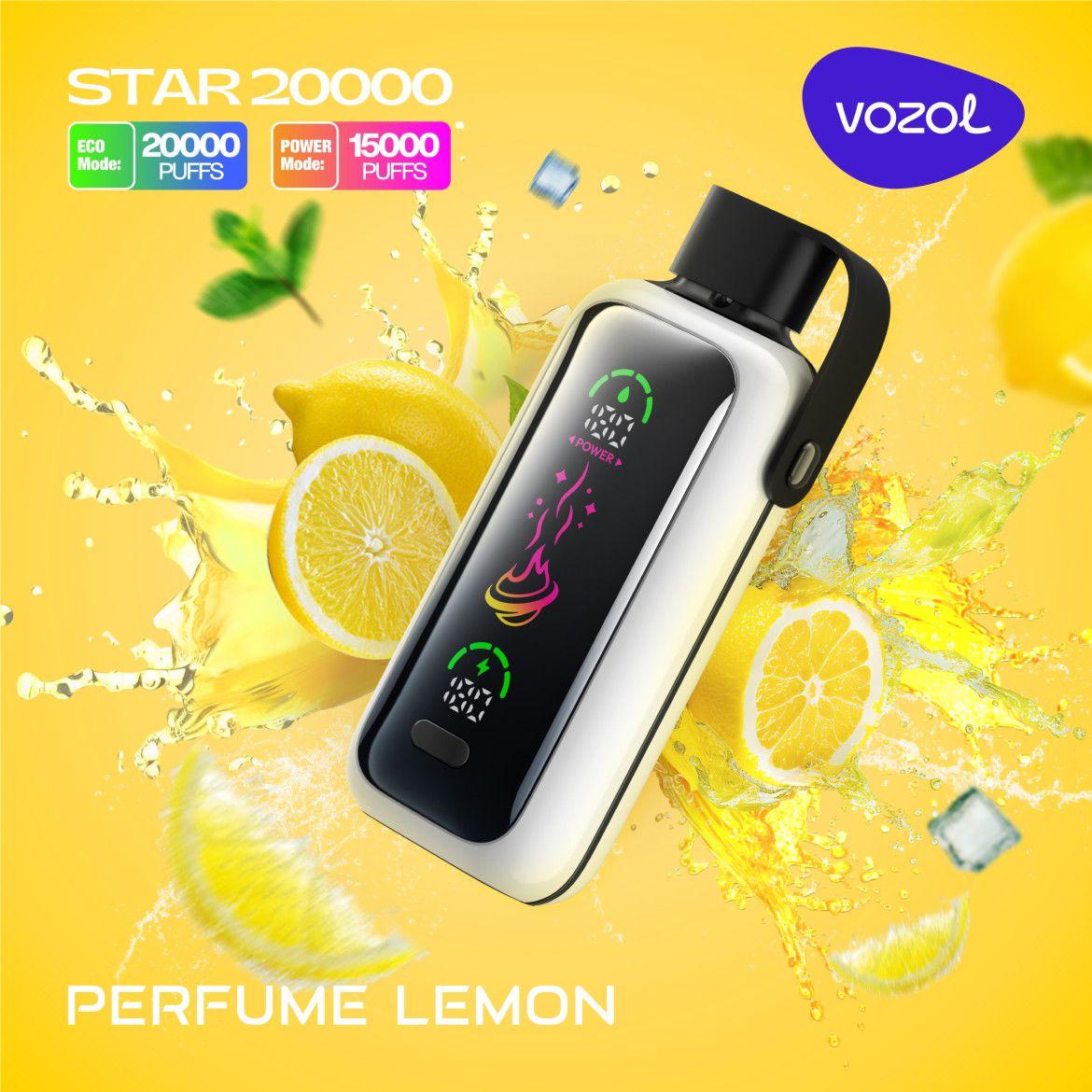 VOZOL STAR 20 000 PUFF 5% - PERFUME LEMON