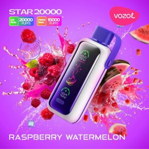 VOZOL STAR 20 000 PUFF 5% - RASPBERRY WATERMELON