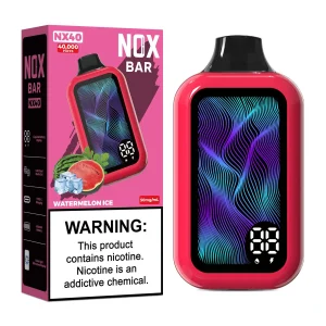 NOX BAR 40 000 PUFF 5% - WATERMELON ICE