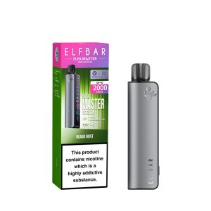 ELFBAR ELFA MASTER KIT | DARK COSMO | x2 PREFILLED MIAMI MINT PODS 5%