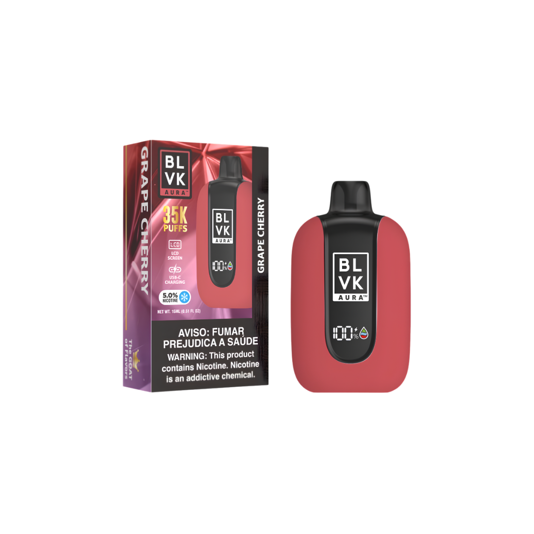 BLVK AURA UP TO 35K PUFFS 5% - GRAPE CHERRY