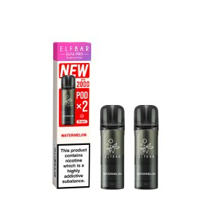 ELFBAR ELFA MASTER REPLACEMENT POD (PRO V2 2x 2ml PUFF PREFILLED PODS 5%) - WATERMELON