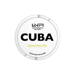 SNUS CUBA WHITE - 16MG BANANA HIT