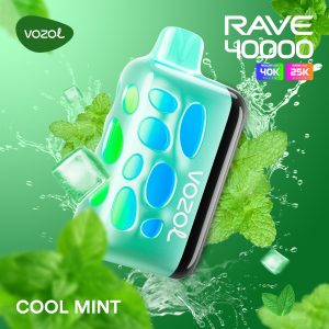VOZOL RAVE 40K PUFF 5% - COOL MINT