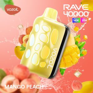 VOZOL RAVE 40K PUFF 5% - MANGO PEACH