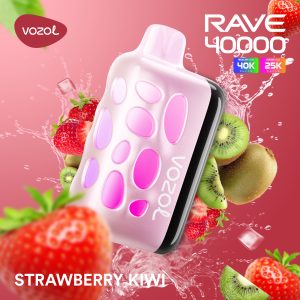 VOZOL RAVE 40K PUFF 5% - STRAWBERRY KIWI