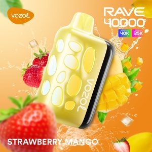 VOZOL RAVE 40K PUFF 5% - STRAWBERRY MANGO