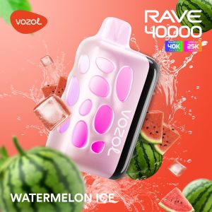 VOZOL RAVE 40K PUFF 5% - WATERMELON ICE