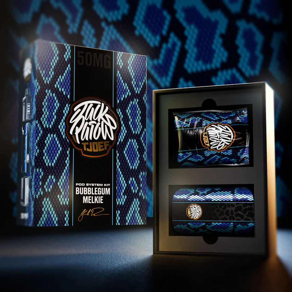 JACK PAROW TJOEF 12K KIT 50MG - BUBBLEGUM MELKIE
