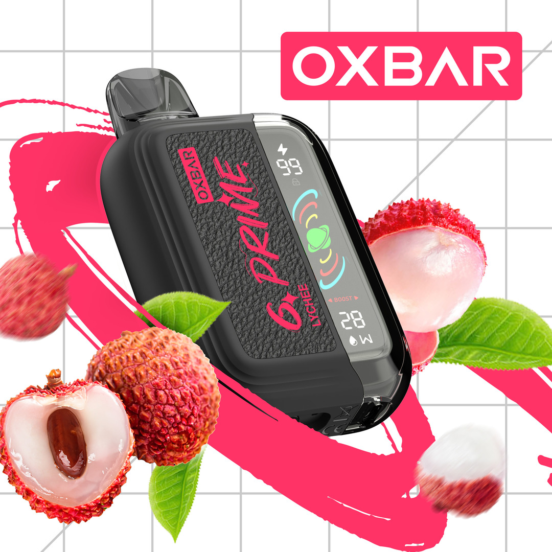OXBAR GPRIME 25 000 PUFF 5% - LYCHEE