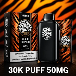 JACK PAROW TJOEF 30K REPLACEMENT POD 50MG (POD ONLY) - PEACH TROPIKAL