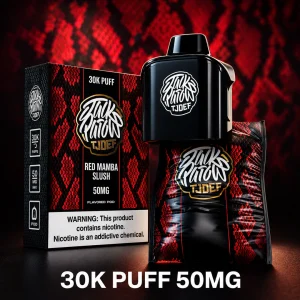 JACK PAROW TJOEF 30K REPLACEMENT POD 50MG (POD ONLY) - RED MAMBA SLUSH