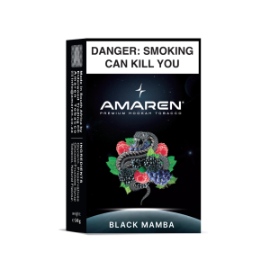 AMAREN HOOKAH FLAVOR (CARTON ONLY) - BLACK MAMBA